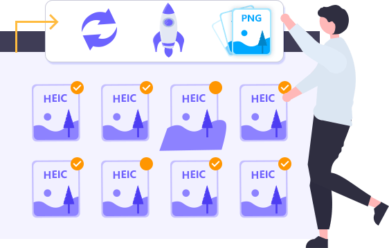 HEICをバッチですばやくPNGに変更